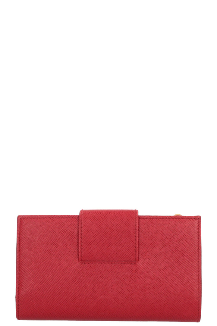 PRADA Wallet Saffiano Red