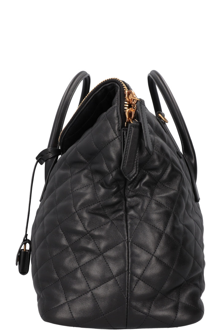 Sac SAINT LAURENT'S Cuir Matelassé Noir