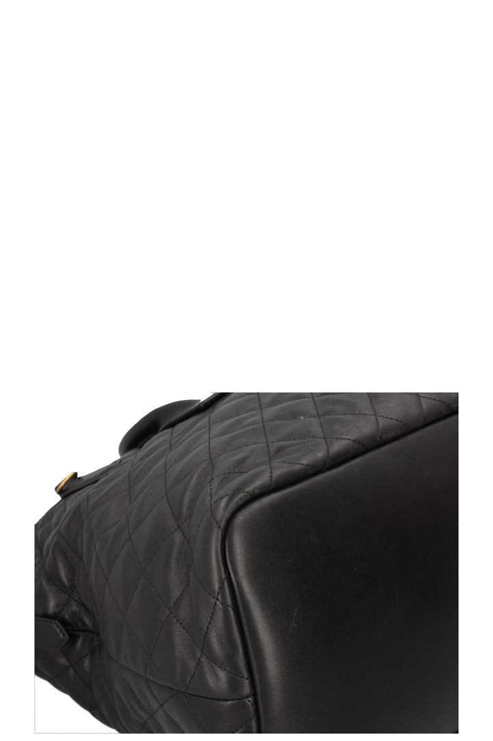 Sac SAINT LAURENT'S Cuir Matelassé Noir