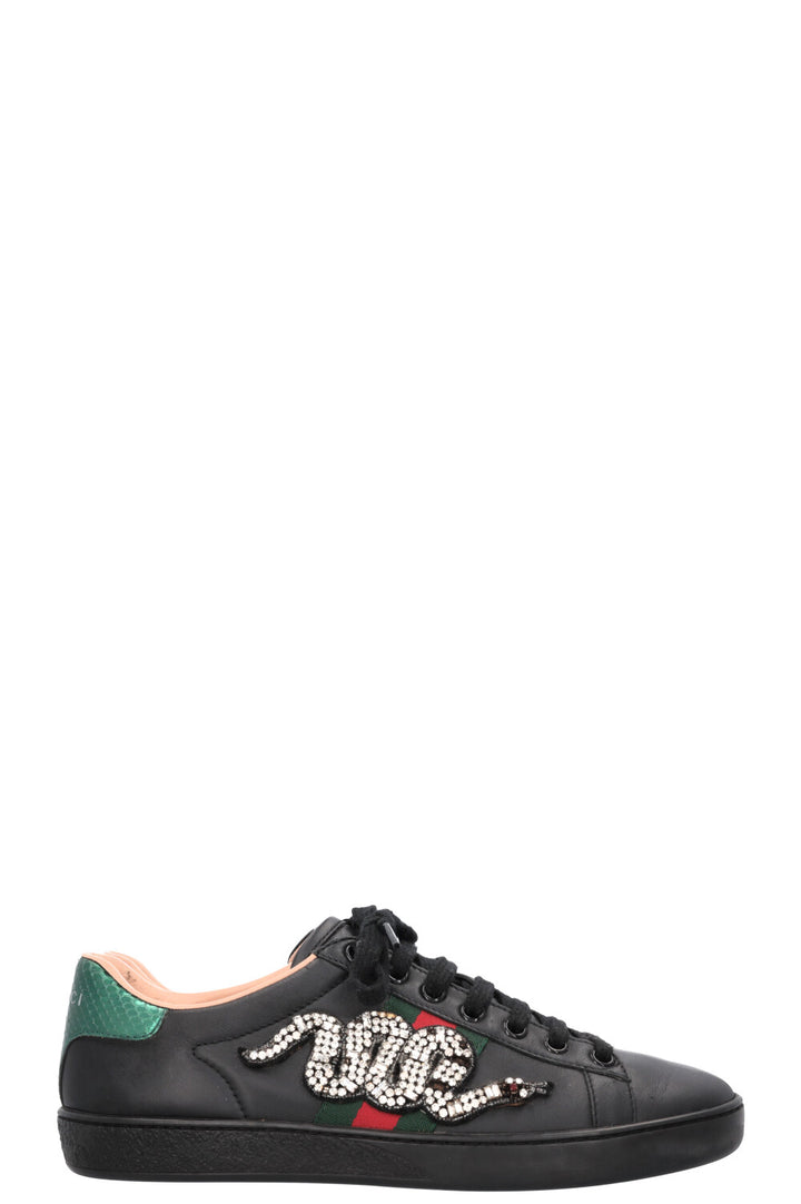 GUCCI Ace Sneakers Crystal Black