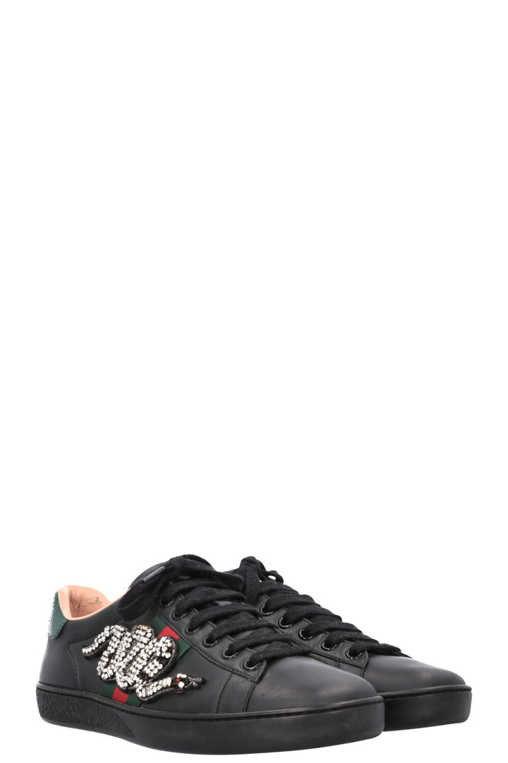 GUCCI Ace Sneakers Crystal Black