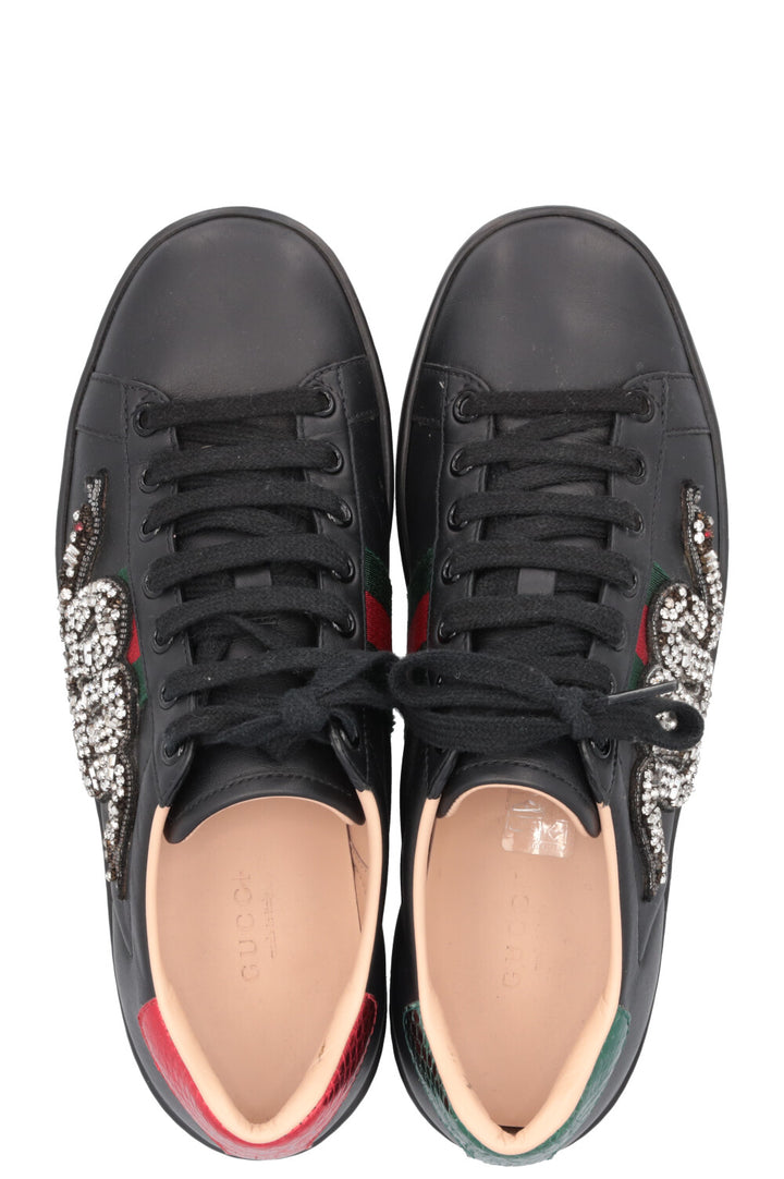 GUCCI Ace Sneakers Crystal Black