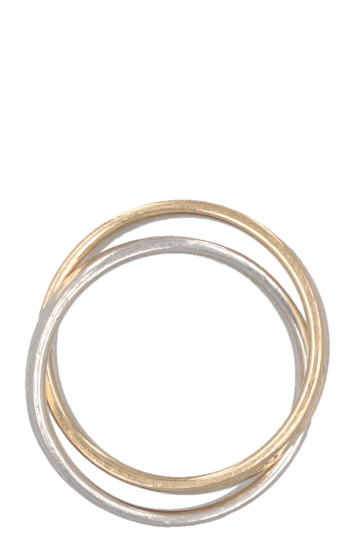 TIFFANY&amp;CO. 1837 Ring 18k Yellow Gold and Sterling Silver