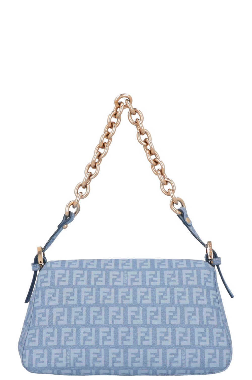 FENDI Baguette Bag Zucca Blue – REAWAKE - Main Image