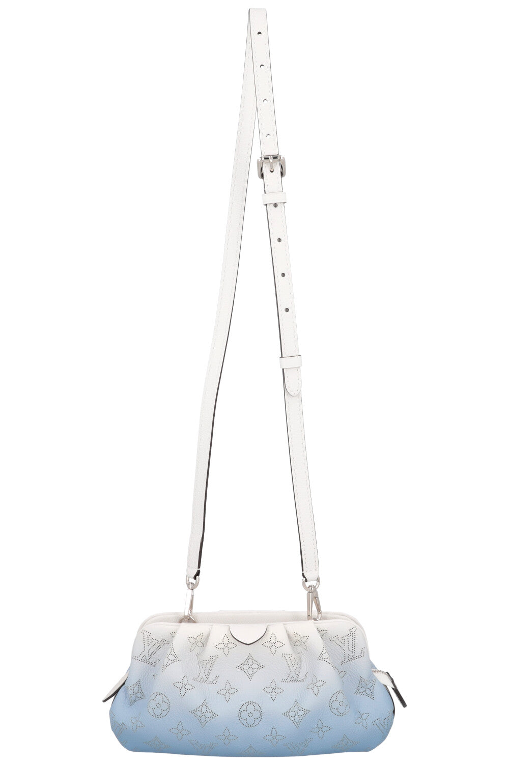 LOUIS VUITTON Scala Pouch Mini Blue White