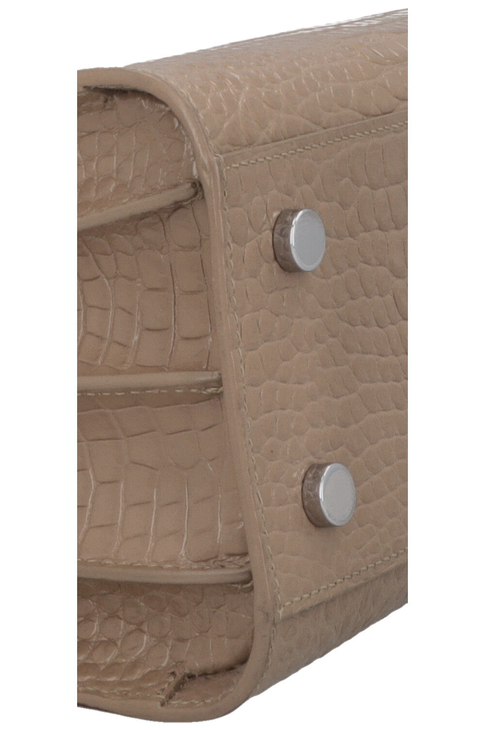 SAINT LAURENT Baby Sac de Jour Croc Embossed Brown