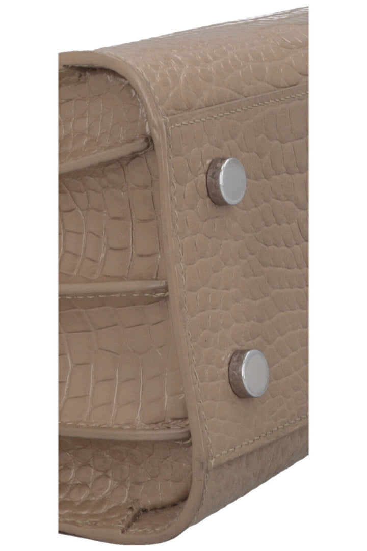 SAINT LAURENT Baby Sac de Jour Croc Embossed Brown