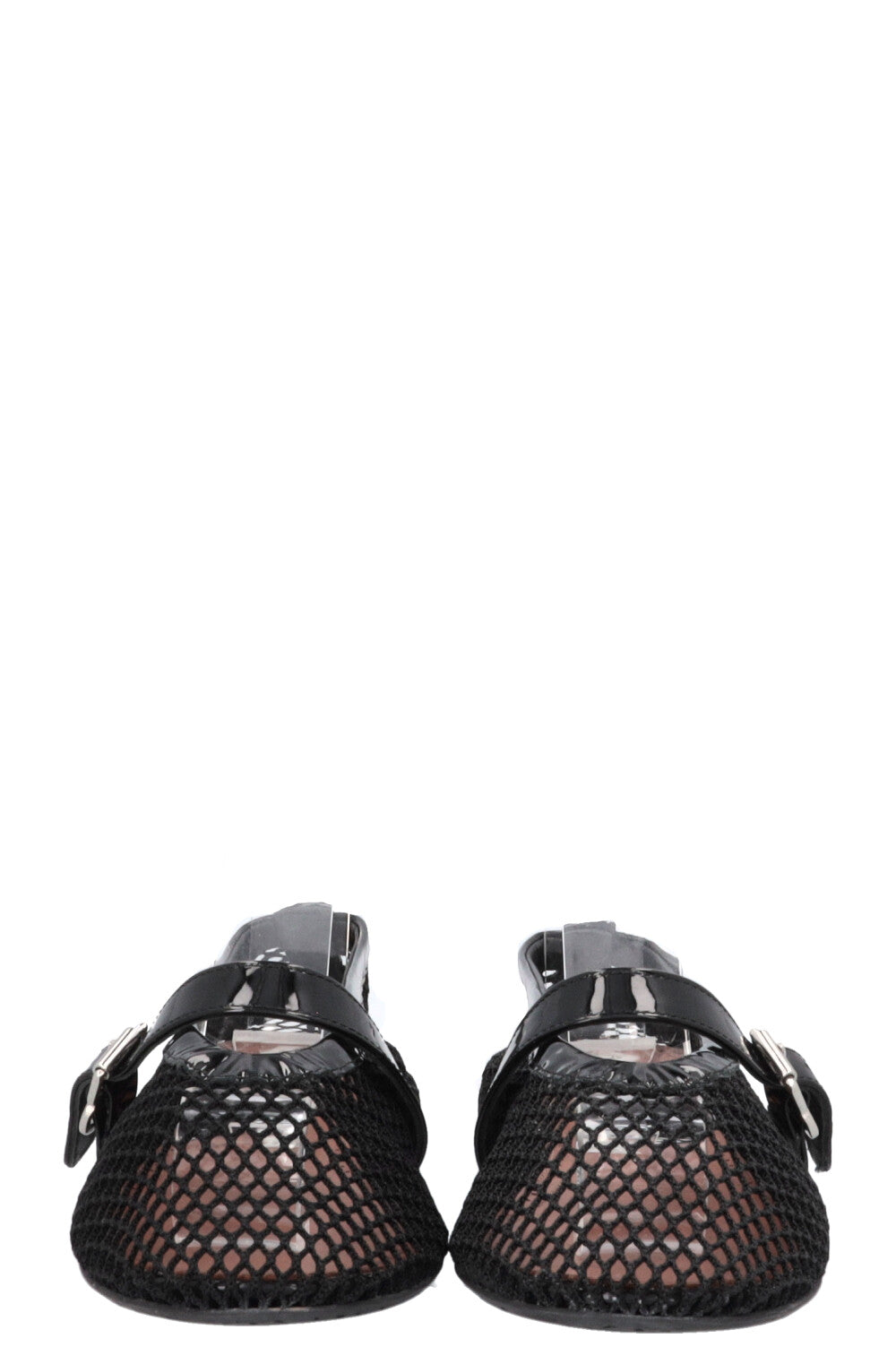 ALAÏA Mesh Flats Black