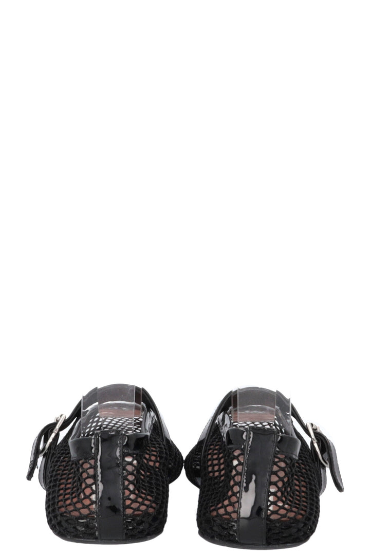 ALAÏA Mesh Flats Black