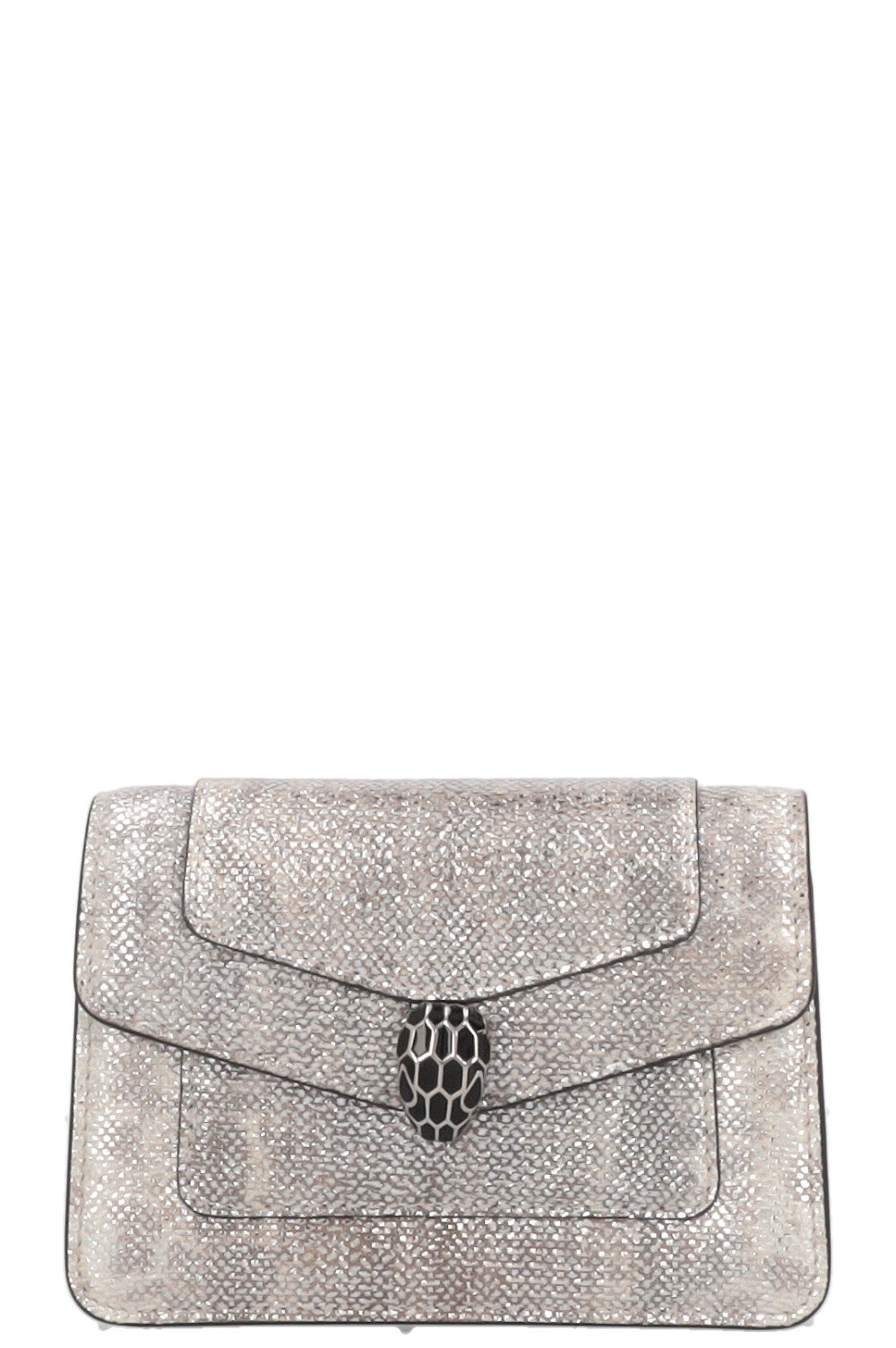 BVLGARI Serpenti Belt Bag Silver
