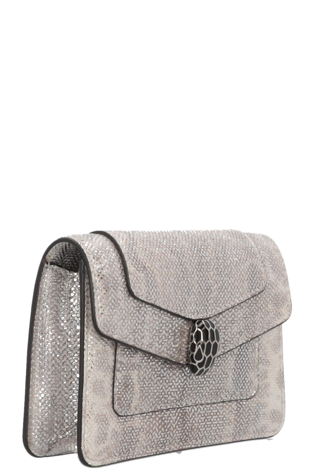BVLGARI Serpenti Belt Bag Silver