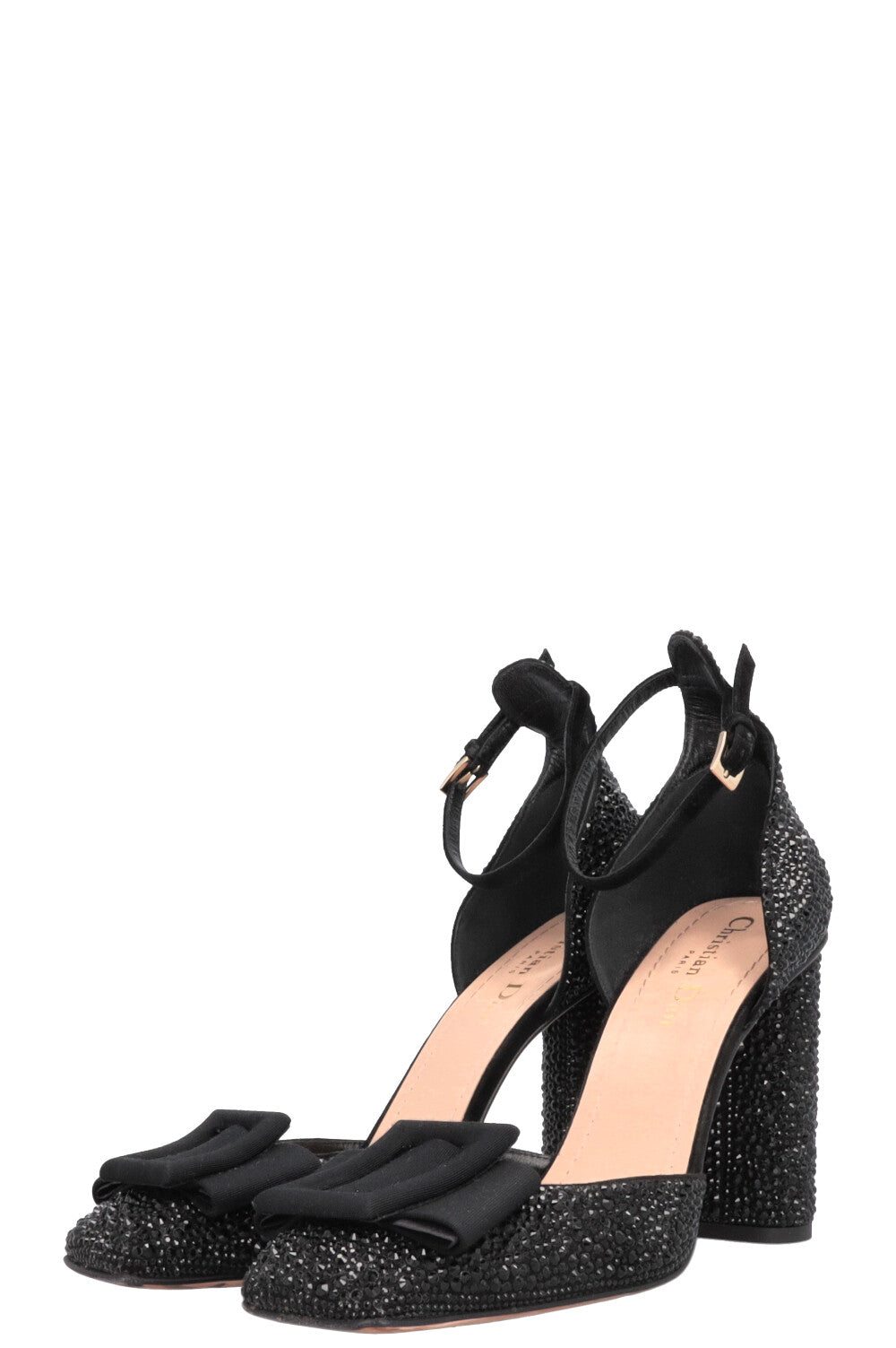 CHRISTIAN DIOR Heels Crystals Black