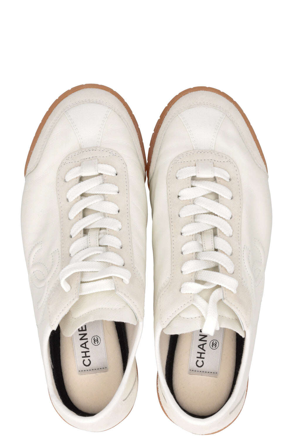 Baskets CHANEL CC Blanches