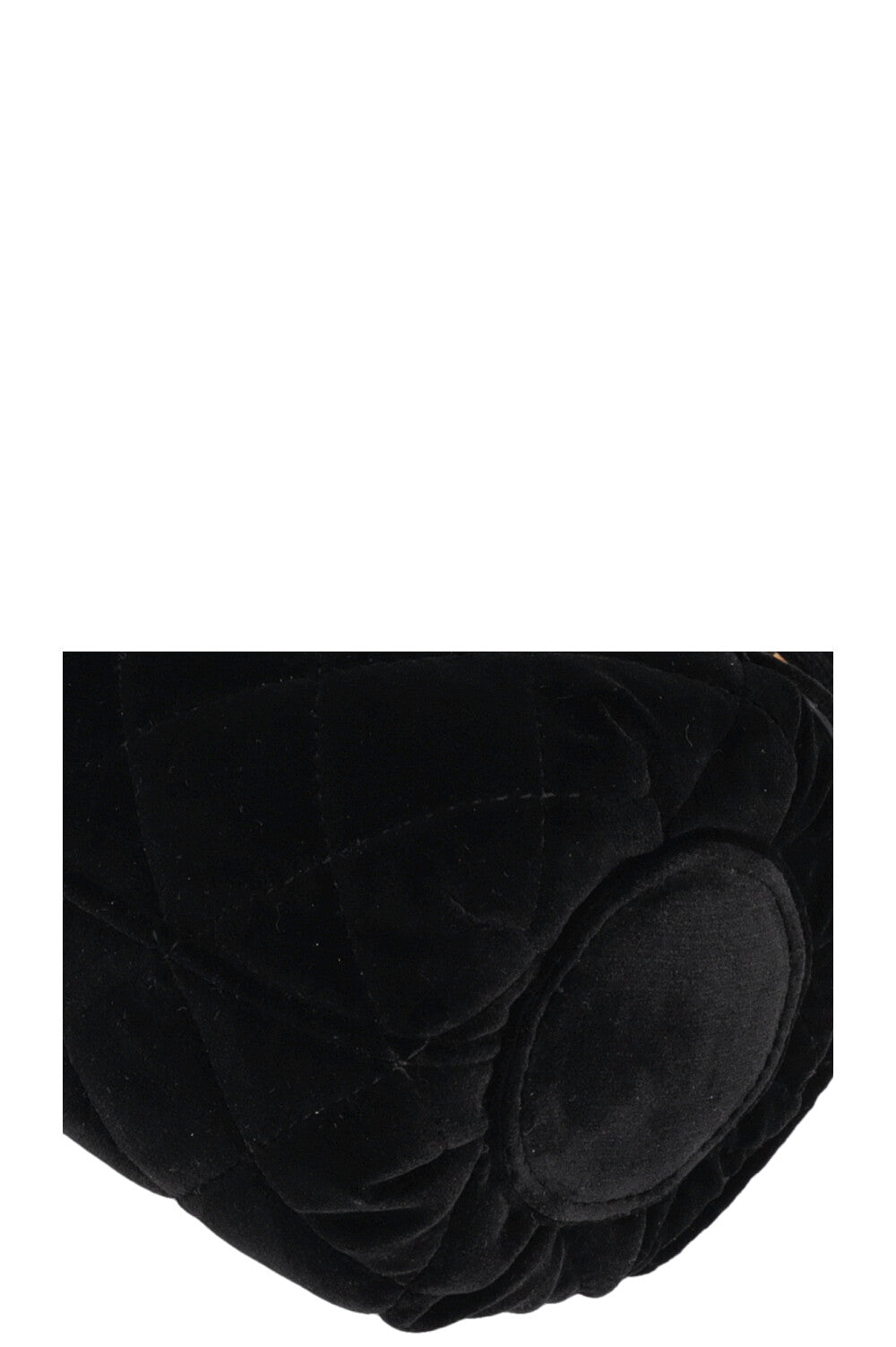 CHANEL Micro Bowling Bag Velvet Black