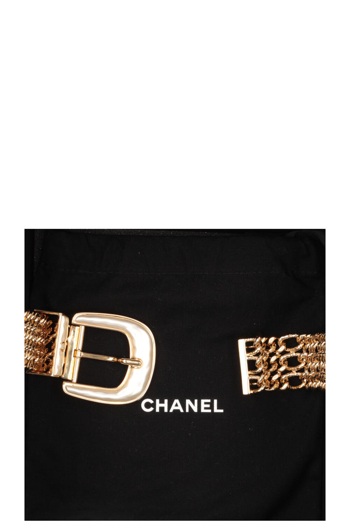 Ceinture CHANEL Chaîne Nacre Or
