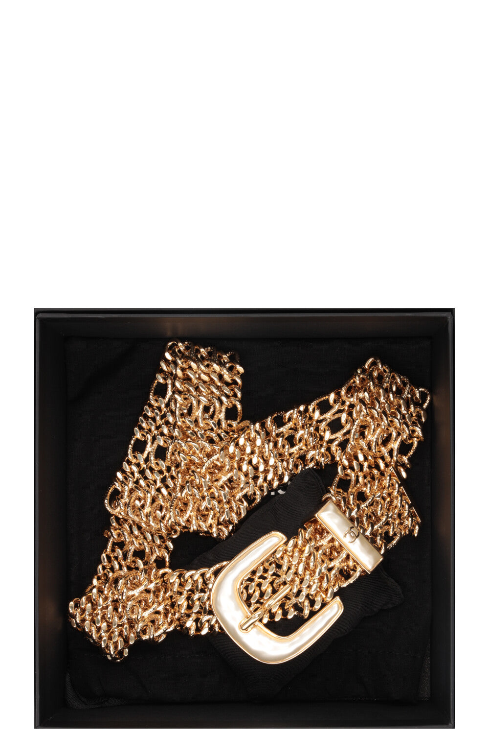 Ceinture CHANEL Chaîne Nacre Or