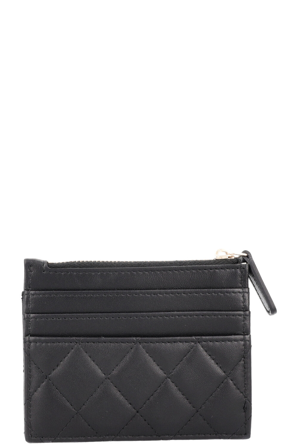 Porte-cartes CHANEL CC Pearls Noir