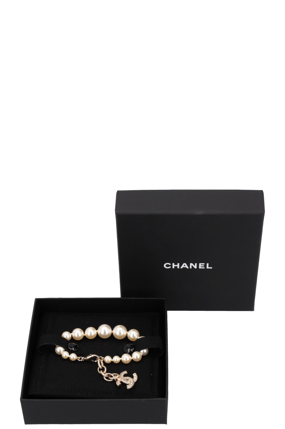 CHANEL 2023 Faux Pearl CC Bracelet