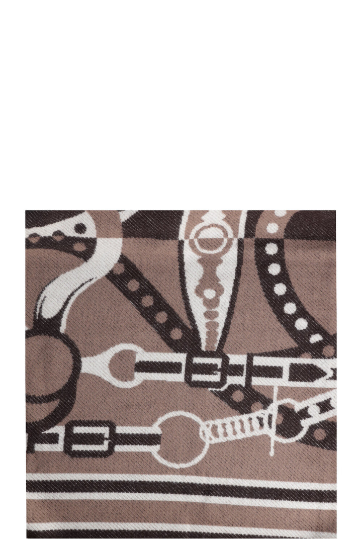 HERMÈS Couverture Grand Tralala Étoupe