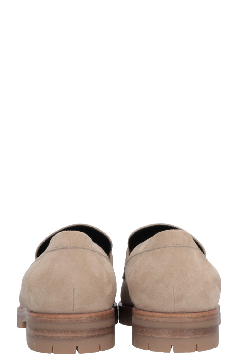 HERMÈS Faubourg Mocassins Daim Beige