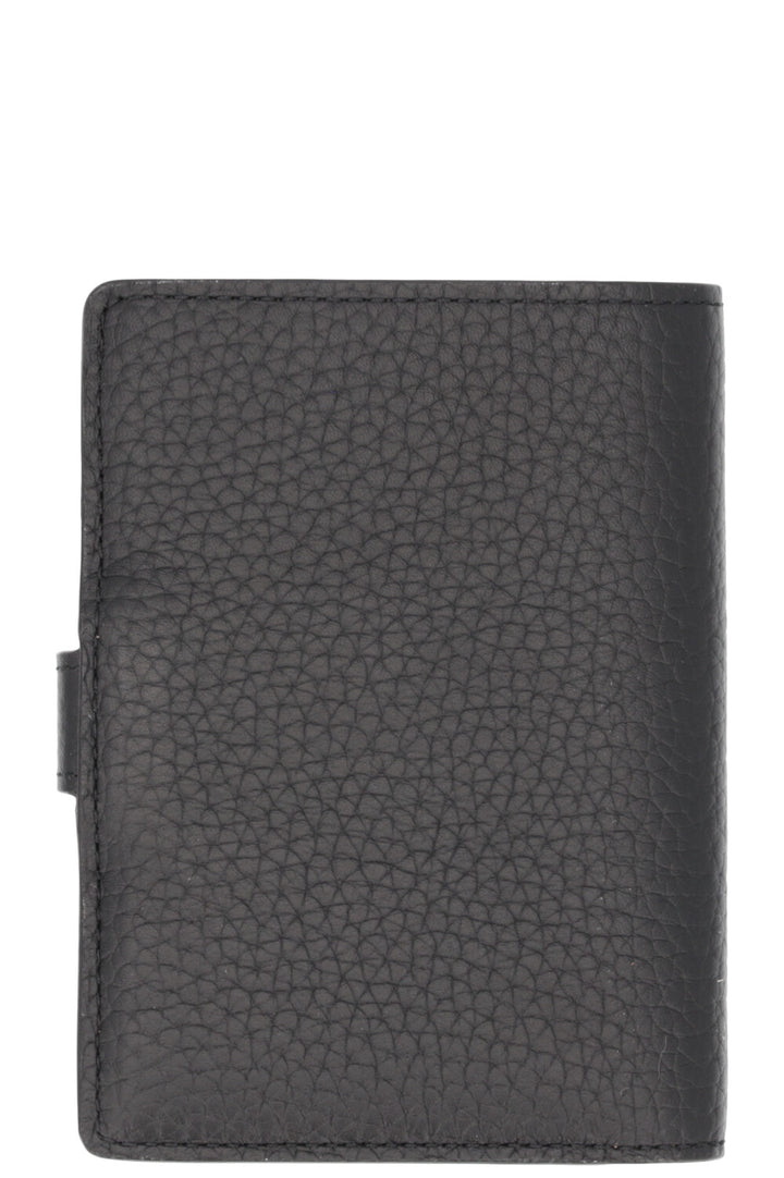 LOUIS VUITTON Vertical Capucines Compact Wallet Black