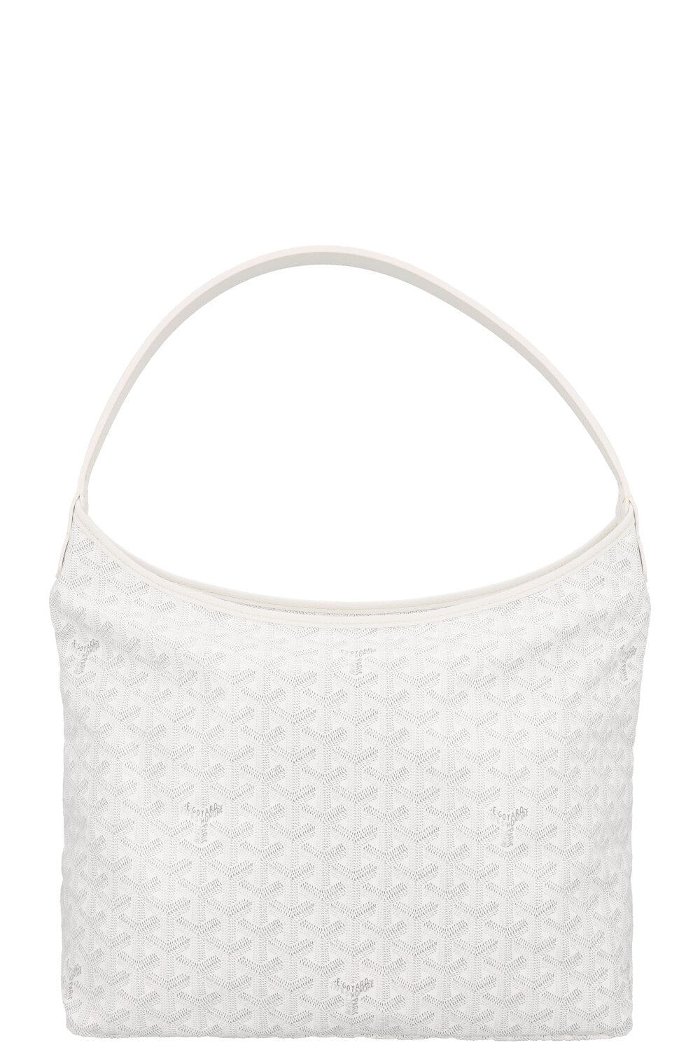 GOYARD Goyardine 2022 Hobo Bag White