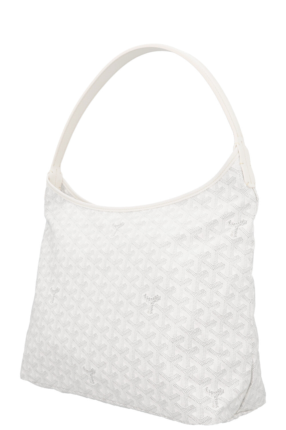 GOYARD Goyardine 2022 Hobo Bag White