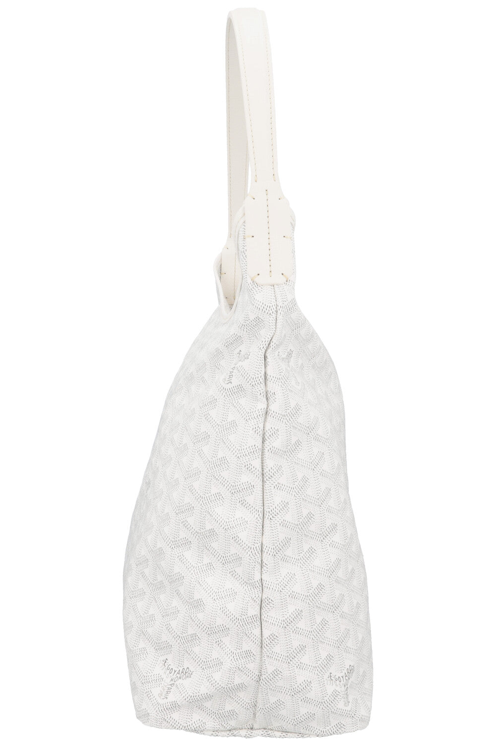 GOYARD Goyardine 2022 Hobo Bag White
