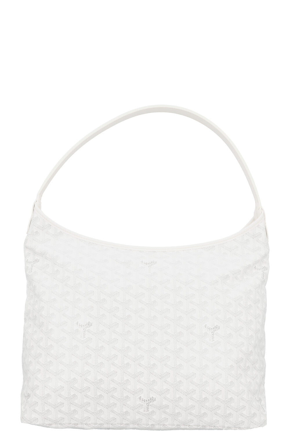 GOYARD Goyardine 2022 Hobo Bag White