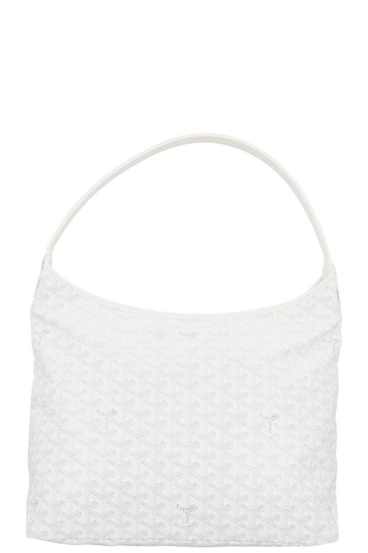 GOYARD Goyardine 2022 Hobo Bag White