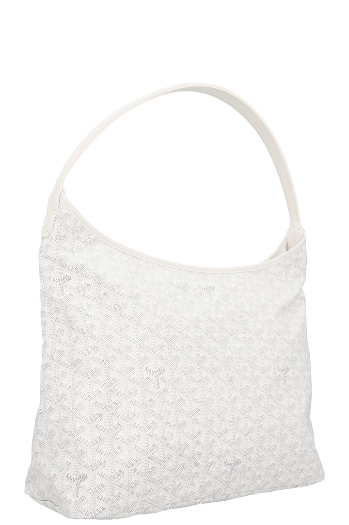 GOYARD Goyardine 2022 Hobo Bag White