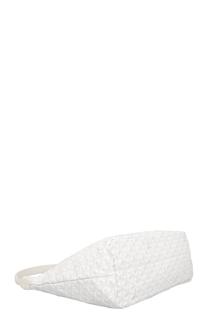 GOYARD Goyardine 2022 Hobo Bag White