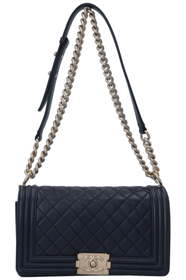 CHANEL Boy Bag Classic Navy