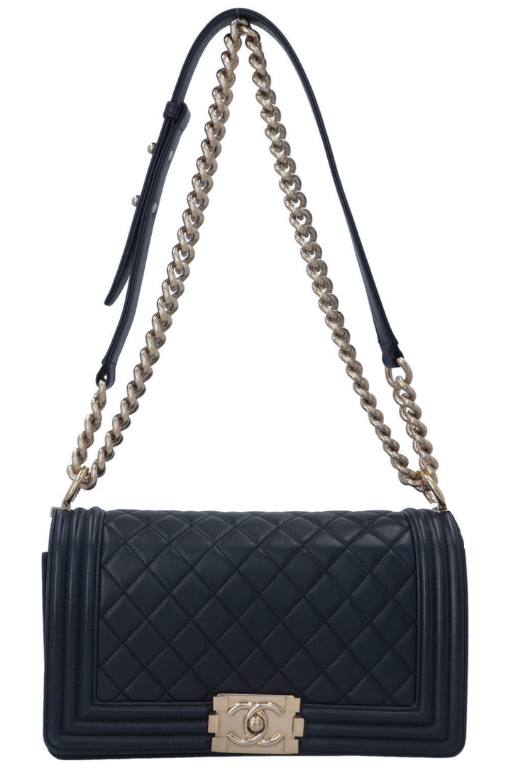 CHANEL Boy Bag Classic Navy