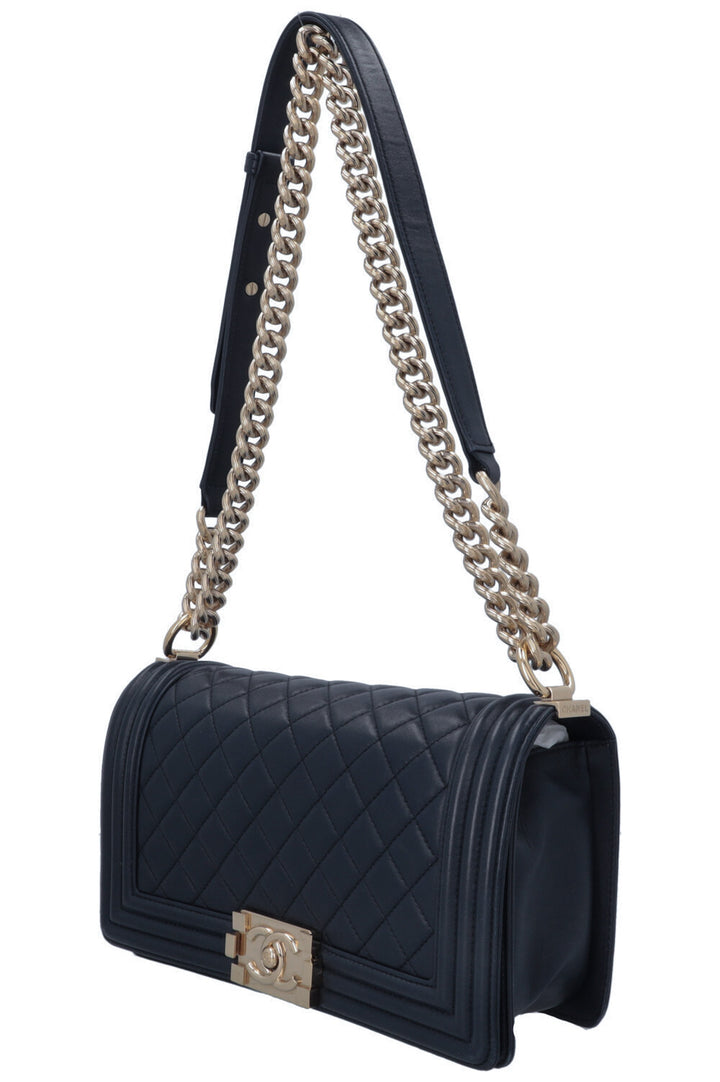 CHANEL Boy Bag Classic Navy