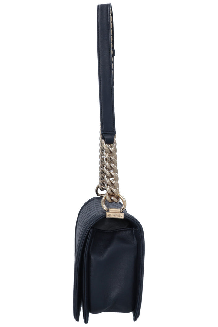CHANEL Boy Bag Classic Navy
