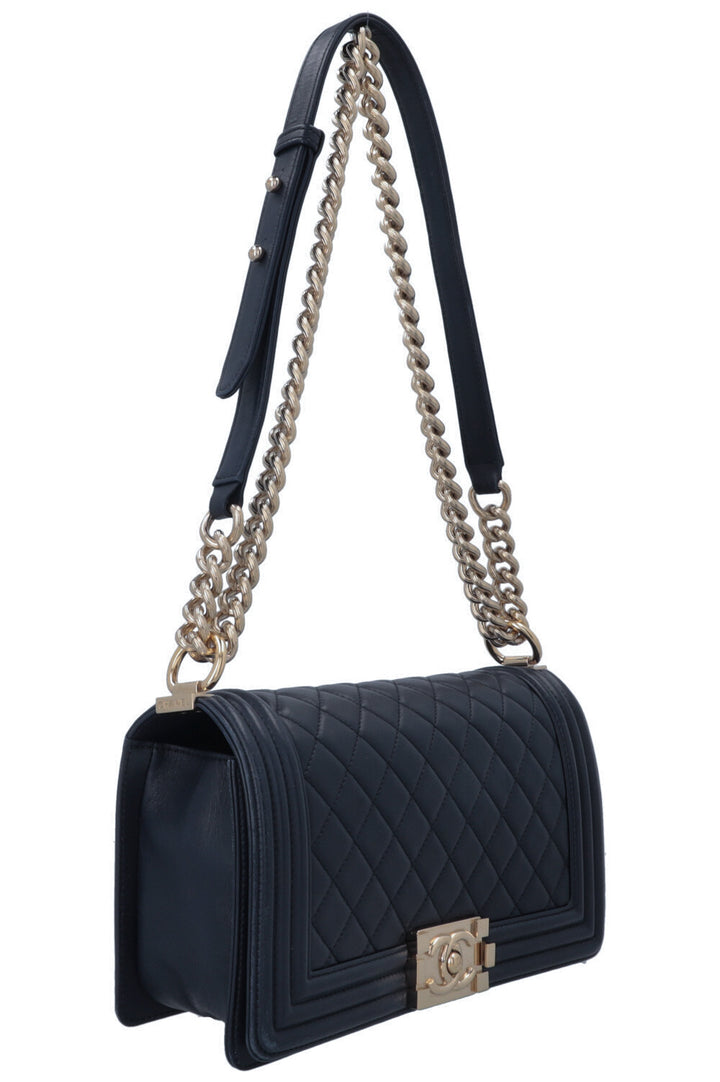 CHANEL Boy Bag Classic Navy