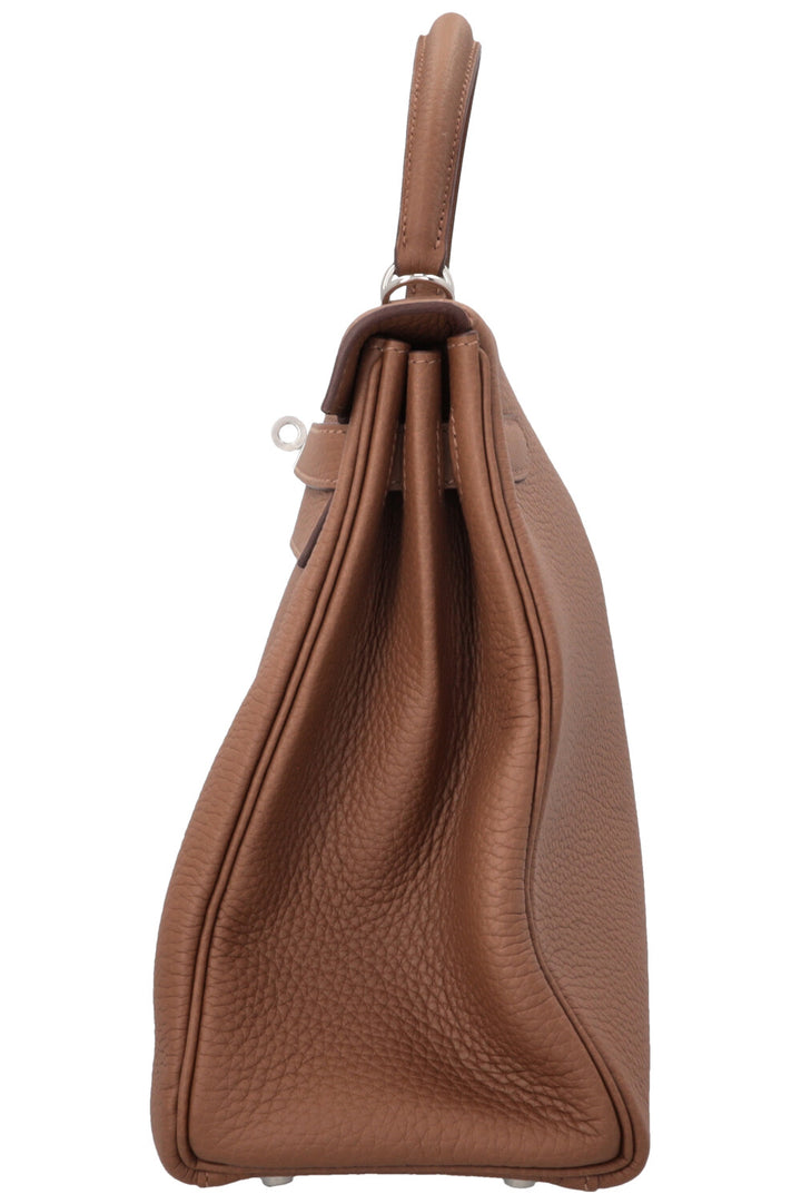 HERMÈS Kelly 32 Retourne HSS Clemence Alezan Bleu Navy