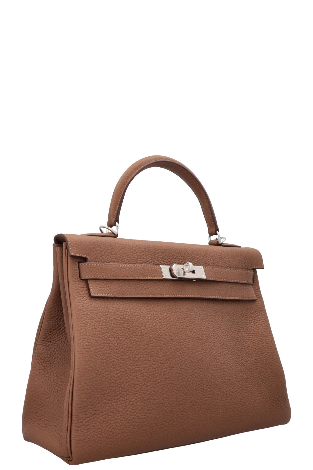 HERMÈS Kelly 32 Retourne HSS Clemence Alezan Bleu Navy