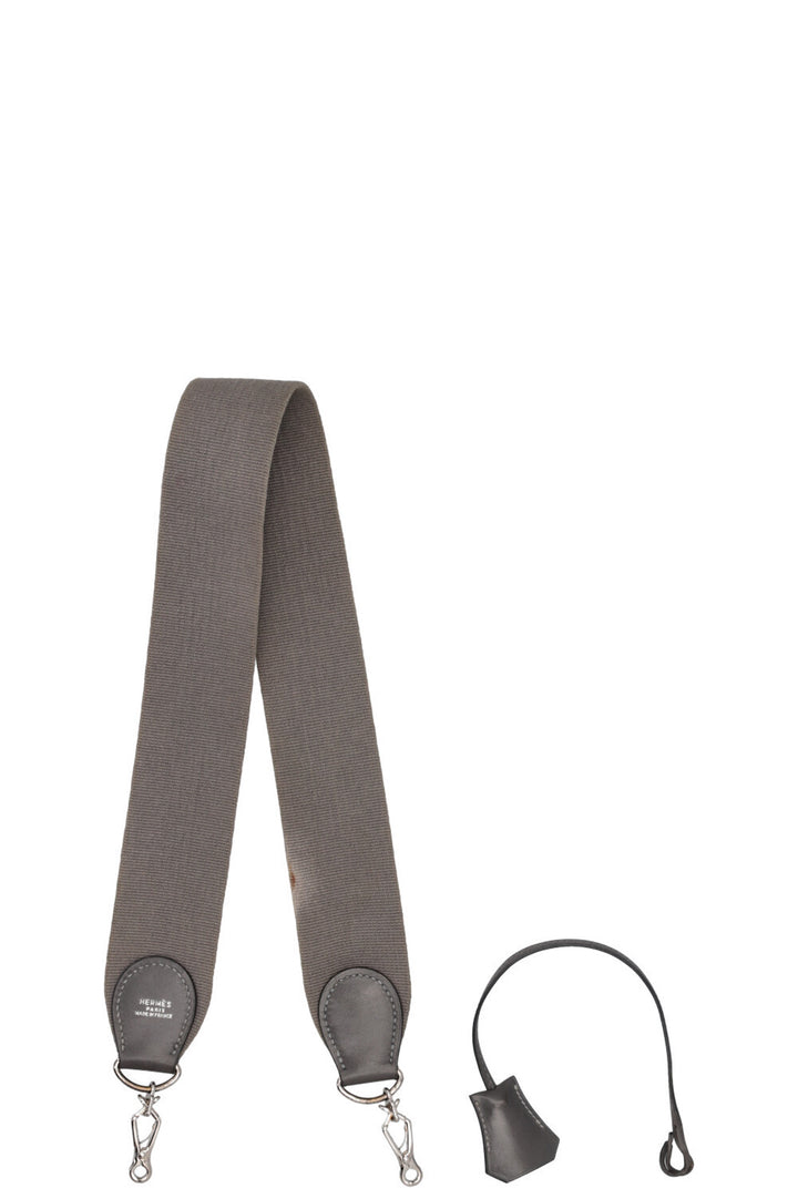 HERMÈS Kelly 32 Sellier Box Gris