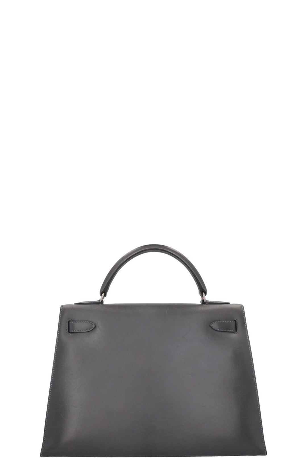 HERMÈS Kelly 32 Sellier Box Gris