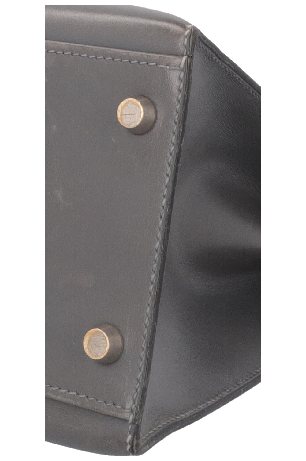 HERMÈS Kelly 32 Sellier Box Grey