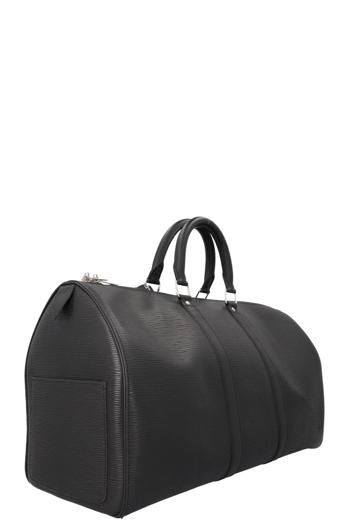 LOUIS VUITTON Keepall 45 Epi Black