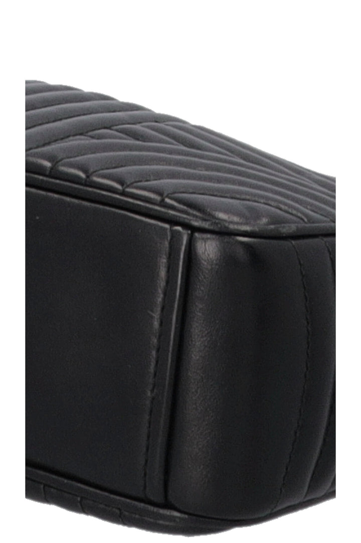 PRADA Quilted Diagrams Camera Bag Black