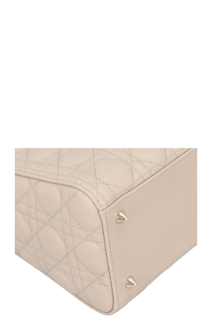 CHRISTIAN DIOR Lady Dior Bag Medium Cannage Grey