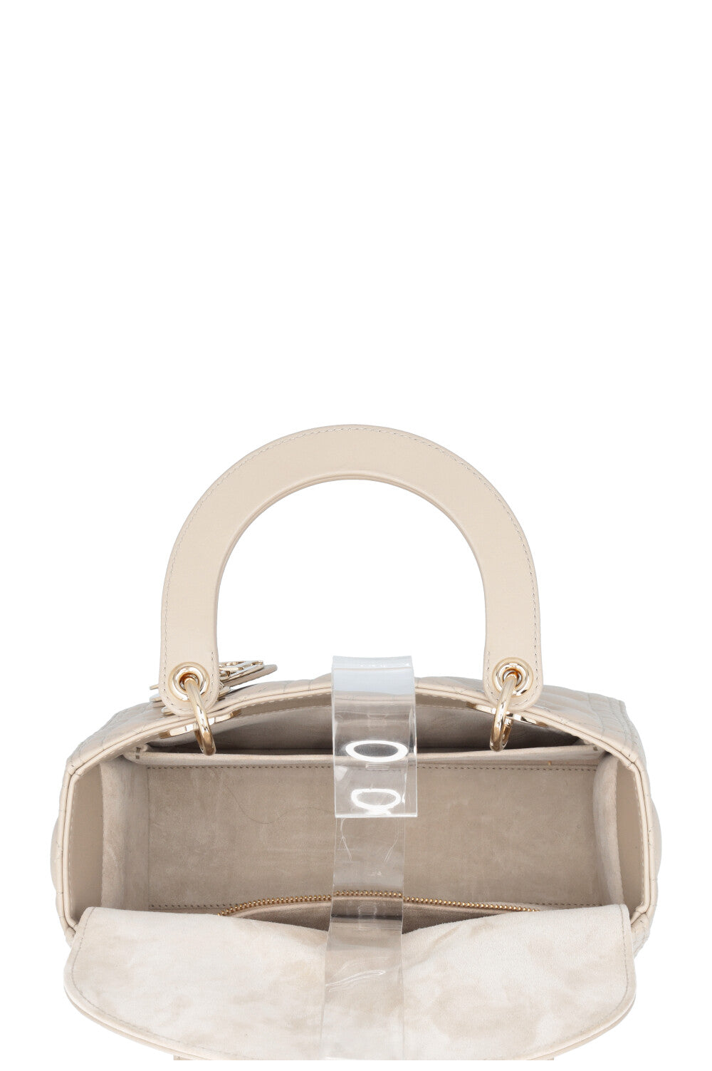 CHRISTIAN DIOR Lady Dior Bag Medium Cannage Grey