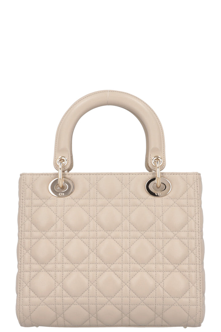 CHRISTIAN DIOR Lady Dior Bag Medium Cannage Grey