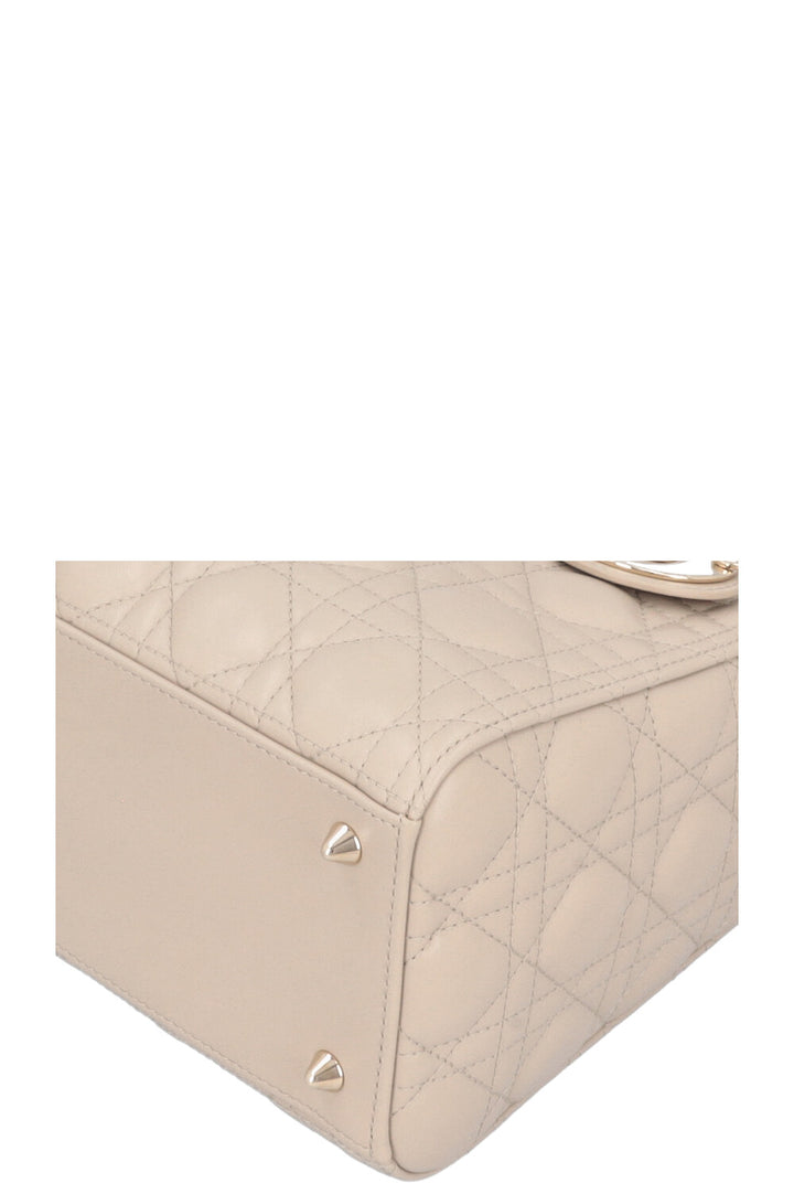 CHRISTIAN DIOR Lady Dior Bag Medium Cannage Grey