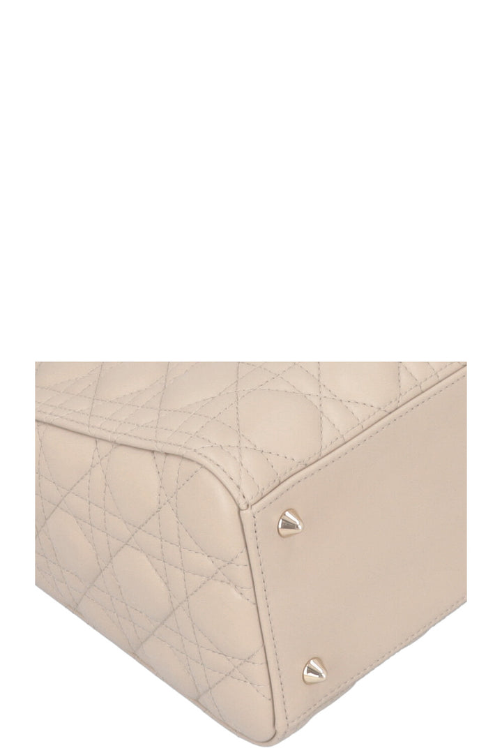 CHRISTIAN DIOR Lady Dior Bag Medium Cannage Grey