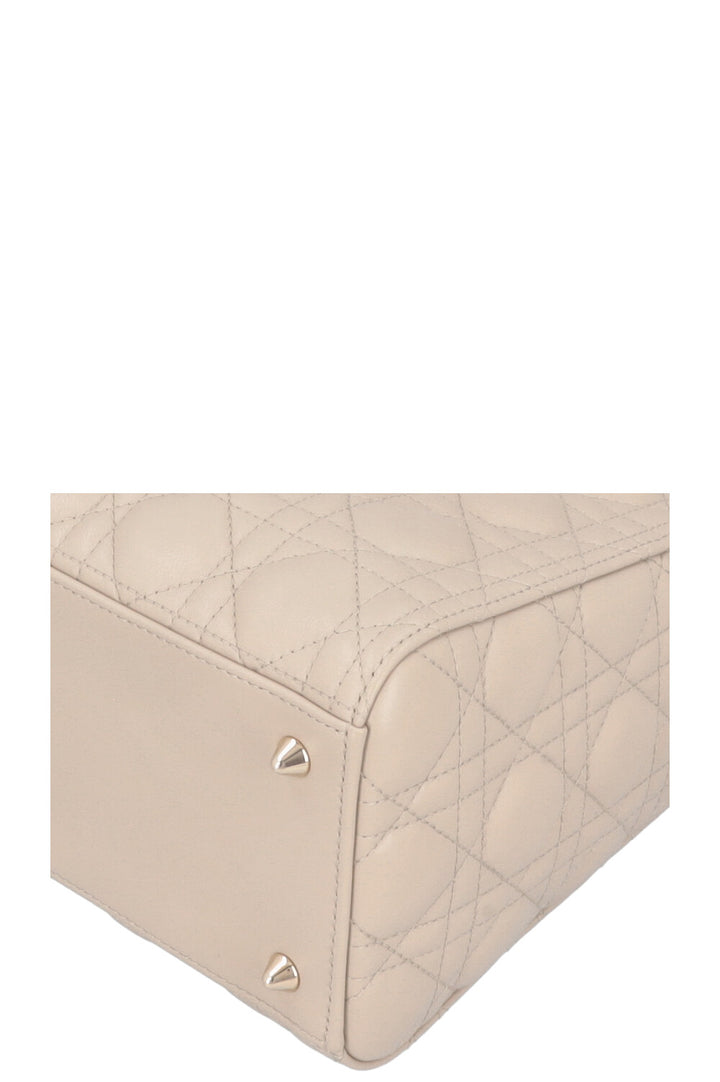 CHRISTIAN DIOR Lady Dior Bag Medium Cannage Grey